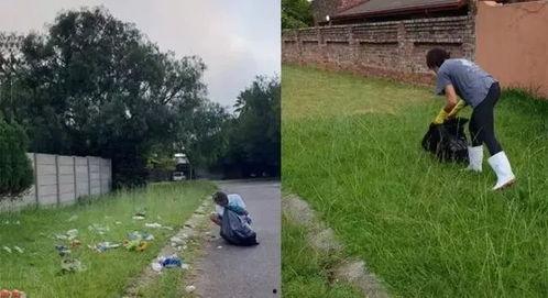 千万网红捡垃圾